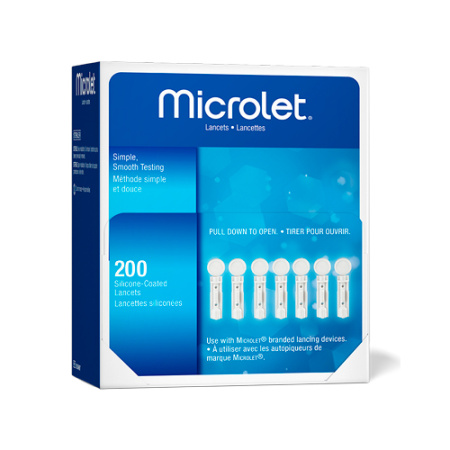 Ланцет MICROLET стерильные №200 детальное фото в интернет-аптеке "Фармсервис"