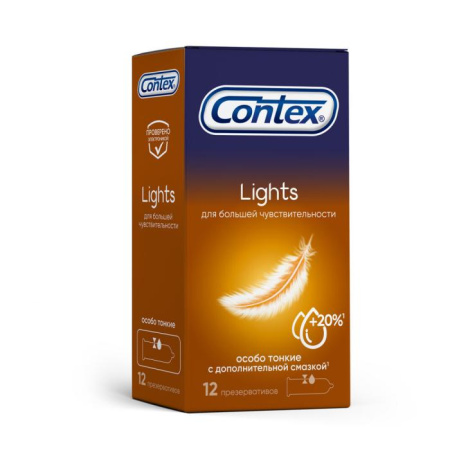 Презерватив CONTEX №12 Lights (особо тонк) детальное фото в интернет-аптеке "Фармсервис"