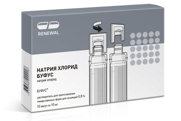 Натрия хлорид буфус/Натрия хлорид Реневал растворитель для приготовления лекарственных форм для инъекций 0.9% x 10мл №10 фото в интернет-аптеке "Фармсервис" Натрия хлорид буфус/Натрия хлорид Реневал растворитель для приготовления лекарственных форм для инъекций 0.9% x 10мл №10 фото в интернет-аптеке "Фармсервис"