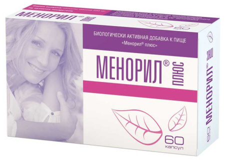 Менорил плюс капс. №60 детальное фото в интернет-аптеке "Фармсервис" Менорил плюс капс. №60 детальное фото в интернет-аптеке "Фармсервис"