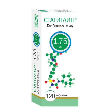 Статиглин таблетки 1.75мг №120 детальное фото в интернет-аптеке "Фармсервис"