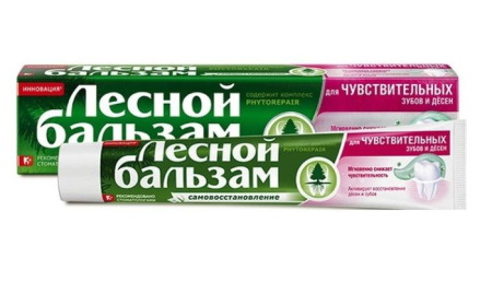 Зубная паста ЛЕСНОЙ БАЛЬЗАМ для чувствительных зубов и десен 75мл детальное фото в интернет-аптеке "Фармсервис"