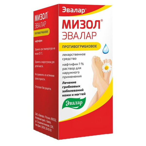 Мизол Эвалар раствор для наружного применения 1% x 20мл №1 фото в интернет-аптеке "Фармсервис"
