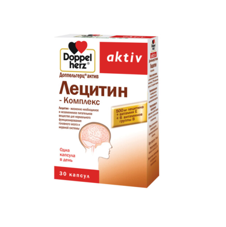 Доппельгерц Актив Лецитин-комплекс капсулы №30 детальное фото в интернет-аптеке "Фармсервис"