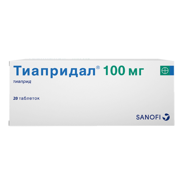 Тиапридал таблетки 100мг №20 фото в интернет-аптеке "Фармсервис"