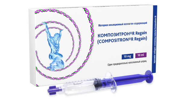 Композитрон Regain шприц.(материал инъекц. коллаген-содержащий) 10мл №1 фото в интернет-аптеке "Фармсервис" Композитрон Regain шприц.(материал инъекц. коллаген-содержащий) 10мл №1 фото в интернет-аптеке "Фармсервис"