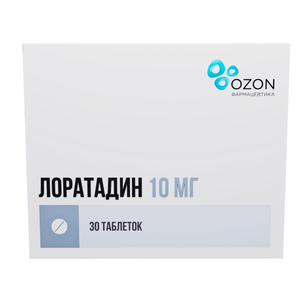 Лоратадин таблетки 10мг №30 фото в интернет-аптеке "Фармсервис" Лоратадин таблетки 10мг №30 фото в интернет-аптеке "Фармсервис"