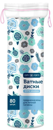 Ватные диски ComForte №80 детальное фото в интернет-аптеке "Фармсервис"