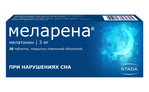 Меларена таблетки, покрытые плёночной оболочкой 3мг №30 фото в интернет-аптеке "Фармсервис"
