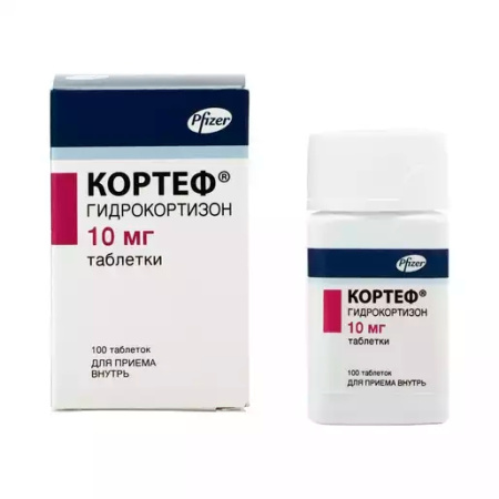 Кортеф таблетки 10мг №100 детальное фото в интернет-аптеке "Фармсервис"