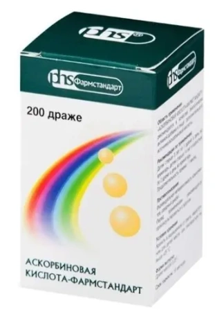 Аскорбиновая кислота (БАД) драже 250мг №200 детальное фото в интернет-аптеке "Фармсервис"