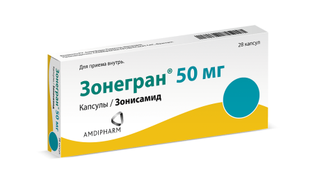 Зонегран капсулы 50мг №28 детальное фото в интернет-аптеке "Фармсервис"