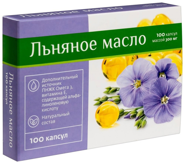 ЛЬНЯНОЕ МАСЛО МИРРОЛЛА N100 капс ЭРКАФАРМ фото в интернет-аптеке "Фармсервис"