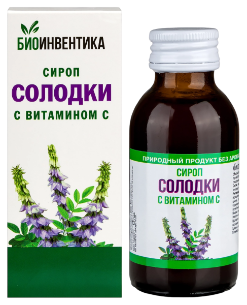 Сироп Солодки с витамином С 100мл фото в интернет-аптеке "Фармсервис"