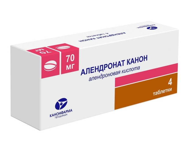 Алендронат Канон таблетки 70мг №4 фото в интернет-аптеке "Фармсервис"