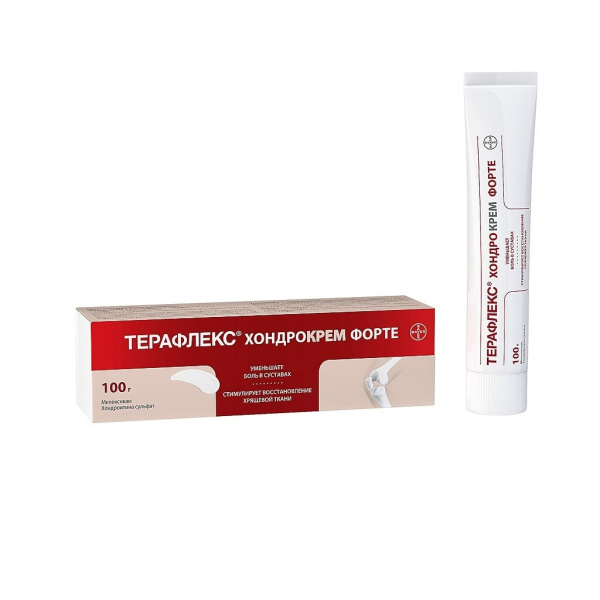 Терафлекс Хондрокрем Форте крем для наружного применения 1%+5% x 100г №1 фото в интернет-аптеке "Фармсервис"