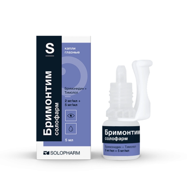 Бримонтим солофарм капли глазные 2мг/мл+5мг/мл x 5мл №1 фото в интернет-аптеке "Фармсервис"