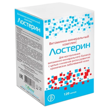 Лостерин Витаминно-минеральный комплекс капсулы №120 детальное фото в интернет-аптеке "Фармсервис"