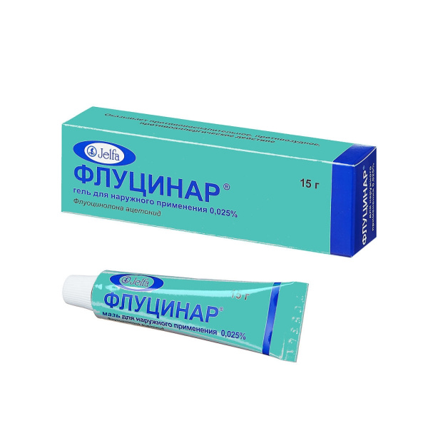 Флуцинар мазь для наружного применения 0.025% x 15г №1 фото в интернет-аптеке "Фармсервис" Флуцинар мазь для наружного применения 0.025% x 15г №1 фото в интернет-аптеке "Фармсервис"