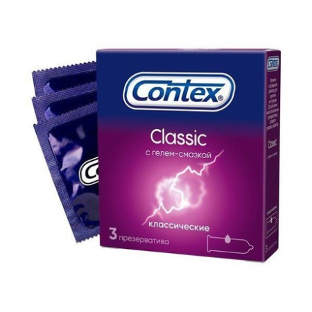 Презерватив CONTEX №3 Classic (силикон. смазка) детальное фото в интернет-аптеке "Фармсервис"