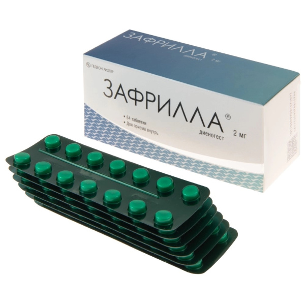 ЗАФРИЛЛА таблетки 2мг №84 фото в интернет-аптеке "Фармсервис"