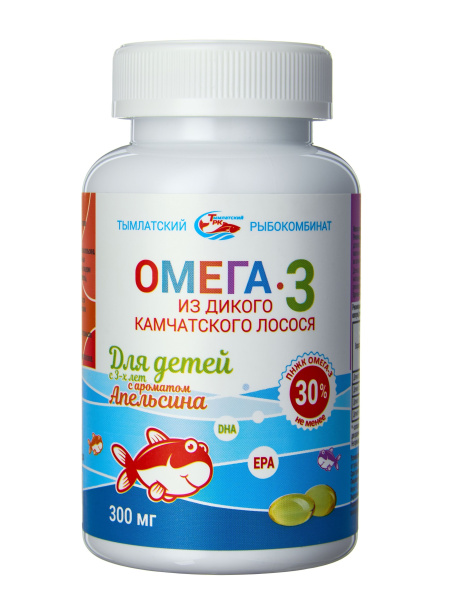 Salmonica Омега-3 из дикого камчатского лосося детский капсулы 300мг №250 (банка) фото в интернет-аптеке "Фармсервис"