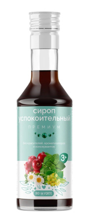 Сироп BioForte Премиум успокоительный 250мл детальное фото в интернет-аптеке "Фармсервис"