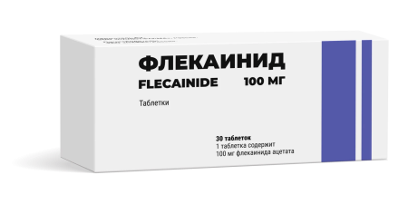 Флекаинид таблетки 100мг №30 детальное фото в интернет-аптеке "Фармсервис"