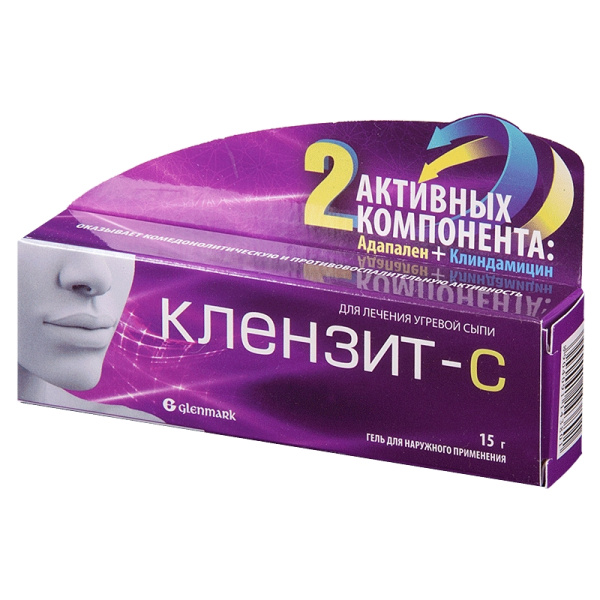 Клензит-С гель для наружного применения 1мг/г+10мг/г x 15г №1 фото в интернет-аптеке "Фармсервис"