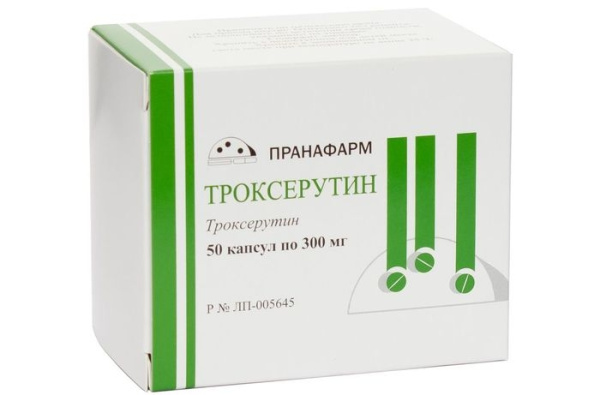 Троксерутин капсулы 300мг №50 фото в интернет-аптеке "Фармсервис" Троксерутин капсулы 300мг №50 фото в интернет-аптеке "Фармсервис"
