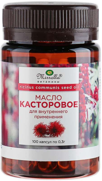 Касторовое масло капсулы 300мг №100 фото в интернет-аптеке "Фармсервис"
