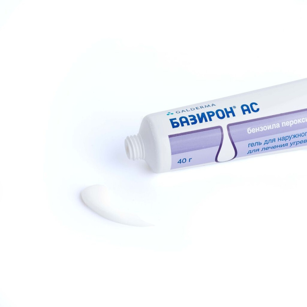 Базирон АС гель для наружного применения 5% x 40г №1 фото в интернет-аптеке "Фармсервис"