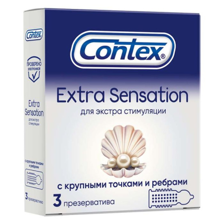 Презерватив CONTEX №3 Extra Sensation детальное фото в интернет-аптеке "Фармсервис"
