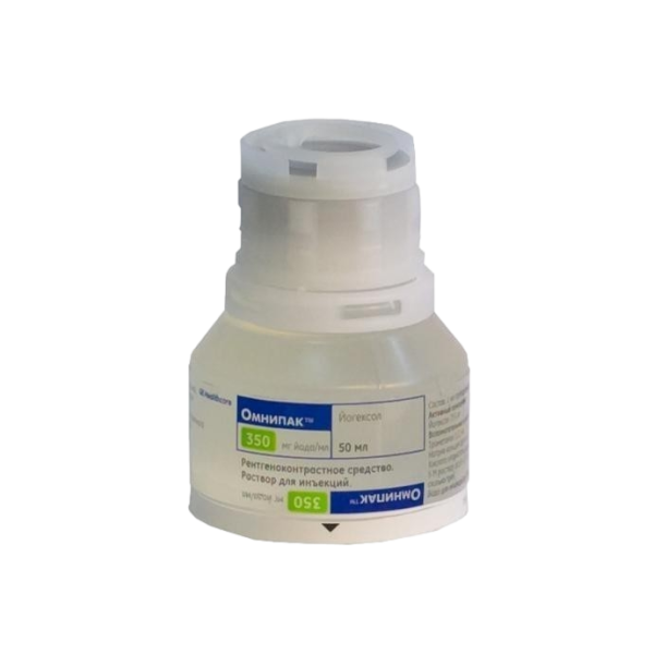 Омнипак раствор для инъекций 350мг йода/мл x 50мл №10 фото в интернет-аптеке "Фармсервис"