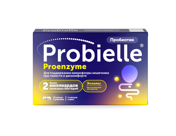 Пробиэль Проэнзим / Probielle Proenzyme капсулы 10 шт фото в интернет-аптеке "Фармсервис"