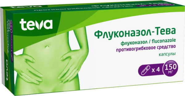 Флуконазол-Тева капсулы 150мг №4 фото в интернет-аптеке "Фармсервис"