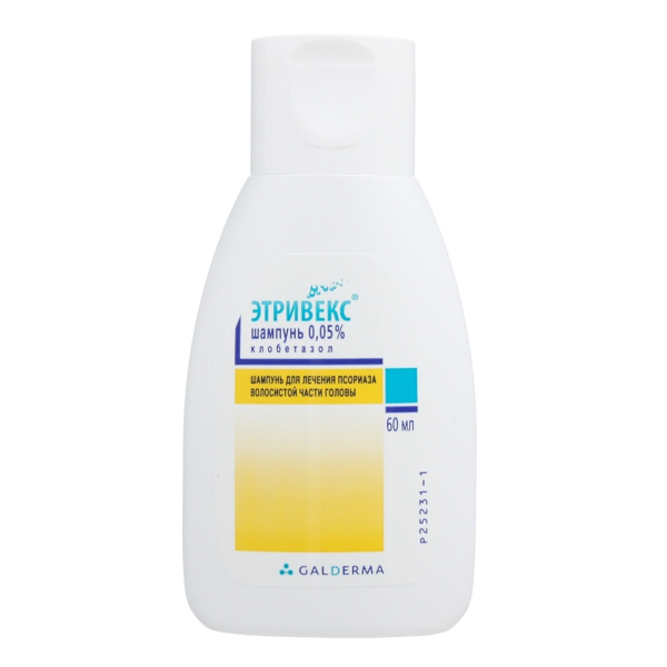 Этривекс шампунь лекарственный 0.05% x 60мл №1 фото в интернет-аптеке "Фармсервис" Этривекс шампунь лекарственный 0.05% x 60мл №1 фото в интернет-аптеке "Фармсервис"