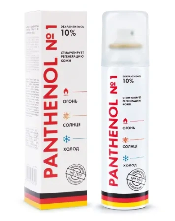 Пантенол спрей Pantenol №1 10% 150 мл детальное фото в интернет-аптеке "Фармсервис"
