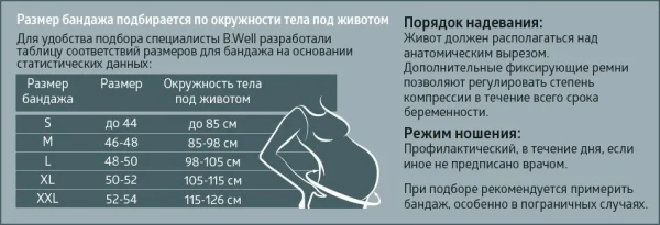 Бандаж B.Well Rehab W-432 на тазовую область (бандаж для беременных) поддерживающий фото в интернет-аптеке "Фармсервис"