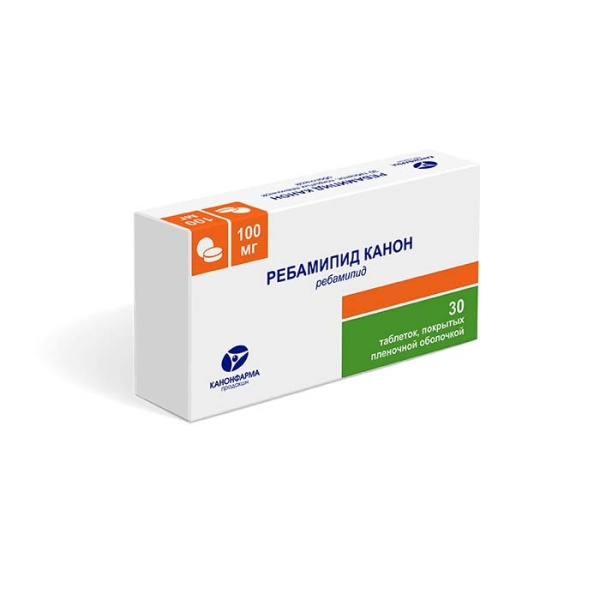 Ребамипид Канон таблетки, покрытые плёночной оболочкой 100мг №30 фото в интернет-аптеке "Фармсервис"
