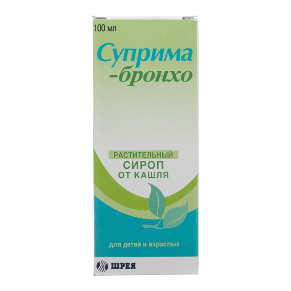 Суприма-Бронхо сироп x 100мл №1 фото в интернет-аптеке "Фармсервис" Суприма-Бронхо сироп x 100мл №1 фото в интернет-аптеке "Фармсервис"