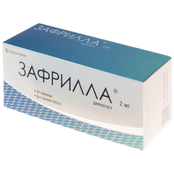 ЗАФРИЛЛА таблетки 2мг №84 фото в интернет-аптеке "Фармсервис"