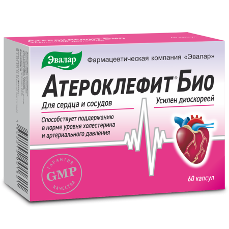 Атероклефит БИО капсулы №60 детальное фото в интернет-аптеке "Фармсервис"