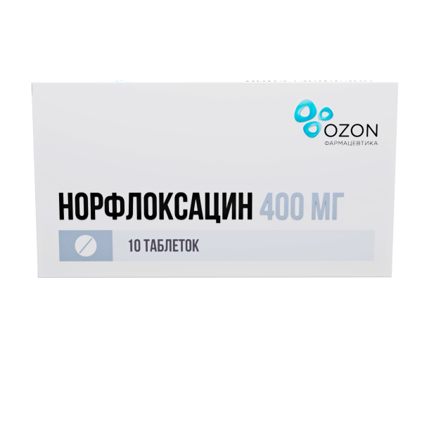 Норфлоксацин таблетки, покрытые плёночной оболочкой 400мг №10 фото в интернет-аптеке "Фармсервис"