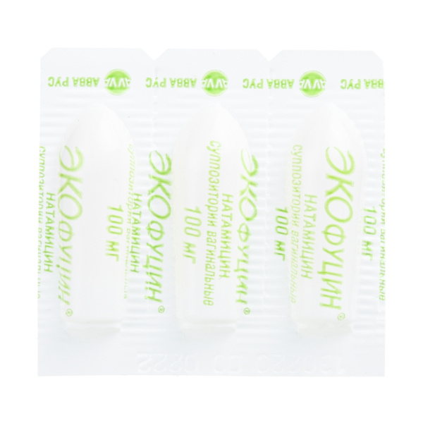 Экофуцин суппозитории вагинальные 100мг №3 фото в интернет-аптеке "Фармсервис"