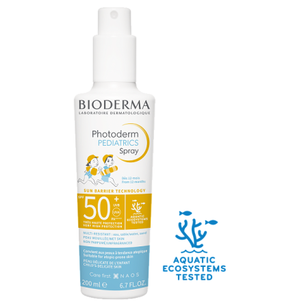 BIODERMA ФИТОДЕРМ Pediatrics спрей солнцезащитный детский SPF50+ 200мл детальное фото в интернет-аптеке "Фармсервис"