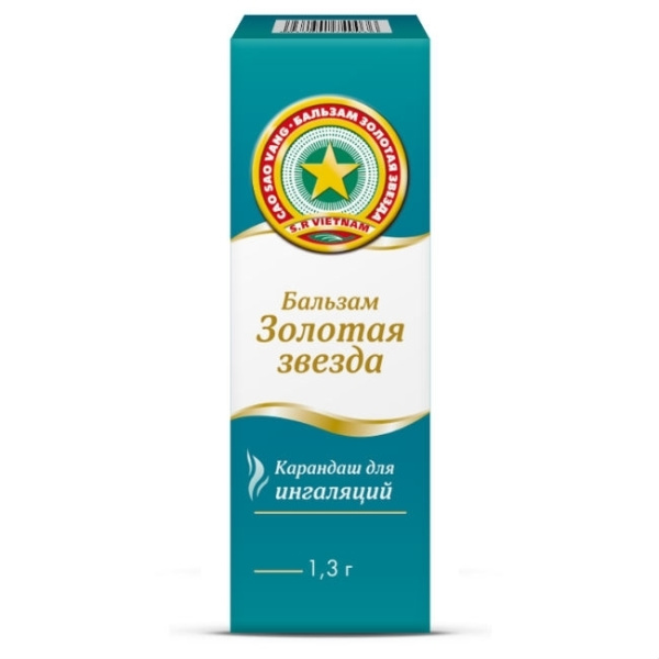 Бальзам Золотая звезда карандаш лекарственный x 1.3г №1 фото в интернет-аптеке "Фармсервис"