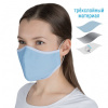 Маска защитная многоразовая трехслойная Крейт МЗМ-01С детальное фото в интернет-аптеке "Фармсервис"