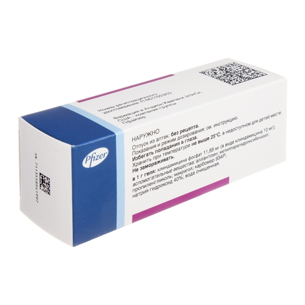 Далацин гель для наружного применения 1% x 30г №1 фото в интернет-аптеке "Фармсервис"