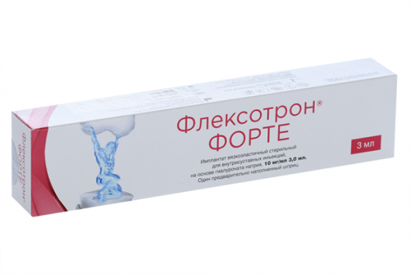 Флексотрон форте шприц имплантат вязкоэласт. стер. д/внутрисуст. инъекции 10мг/мл 3мл фото в интернет-аптеке "Фармсервис" Флексотрон форте шприц имплантат вязкоэласт. стер. д/внутрисуст. инъекции 10мг/мл 3мл фото в интернет-аптеке "Фармсервис"